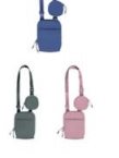 Yoga crossbody with coin pod