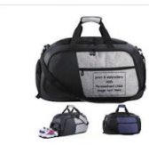 Textured locker sports holdall
