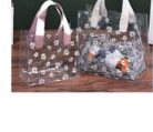 Daisy floral transparent gift tote