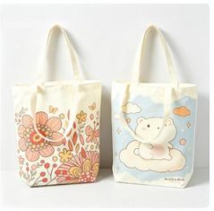 Full-surface graphic sublimation totes